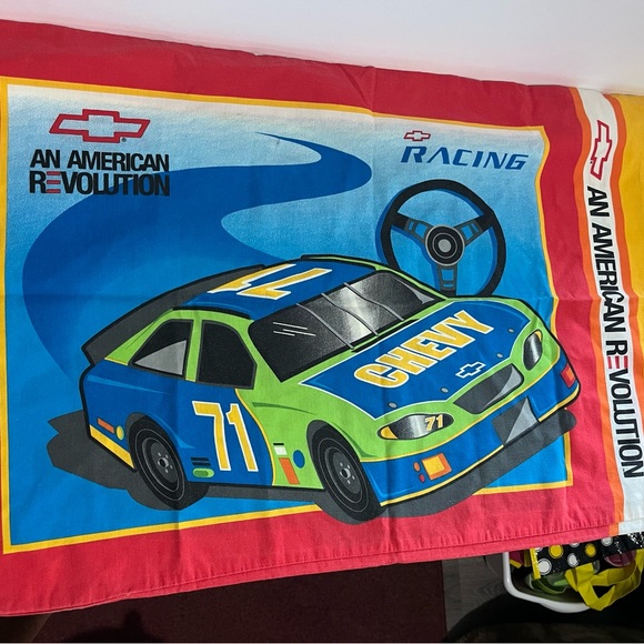Chevy GM Car Racing Pillowcases American Revolution VTG Car Themed Pillowcases - Picture 5 of 7